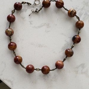 Necklace natural stone